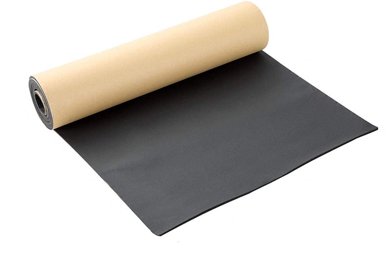 NATGAI Sponge Neoprene with Adhesive Foam Rubber Sheet 1/8â€ Thick X 12â€ Wide X 48â€ Long, Cut to Multiple Dimensions and Lengths - DIY, Gaskets, Cosplay, Costume, Crafts - Image 1